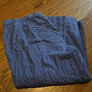 Blue old navy linen pants xxl
